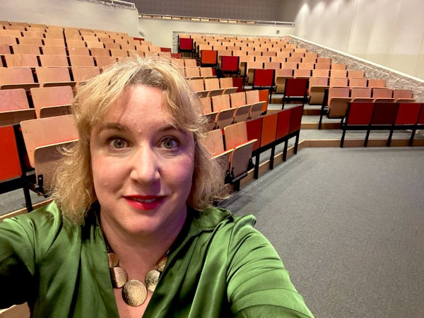 Carla at run-through As before- Carla at run-through